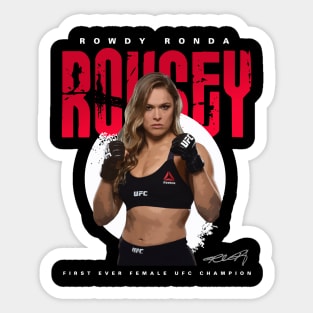 Ronda Rousey UFC Sticker